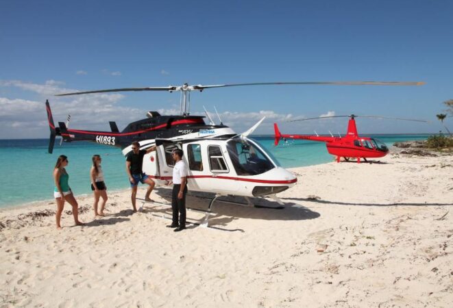Beach Helicopter Tour Playa Esmeralda