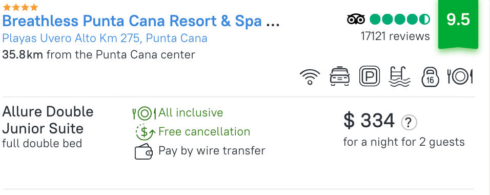 Breathless Punta Cana Resort & Spa - Adults Only - All Inclusive