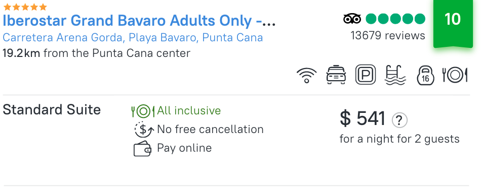 Iberostar Grand Bavaro Adults Only - All Inclusive