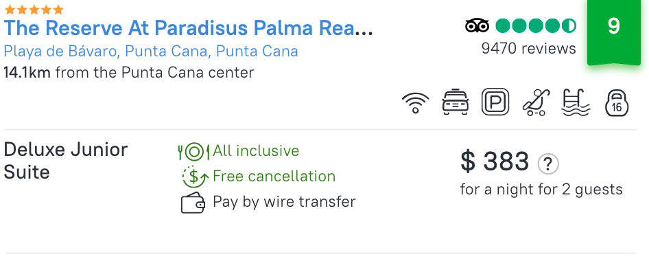 The Reserve At Paradisus Palma Real Resort All Inclusive