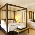 Premium bedding, pillowtop beds, free minibar, in-room safe