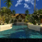 4 outdoor pools, sun loungers
