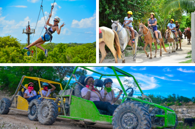 Super-Combo-Buggy-Zipline-Horses Bavaro Adventure Park