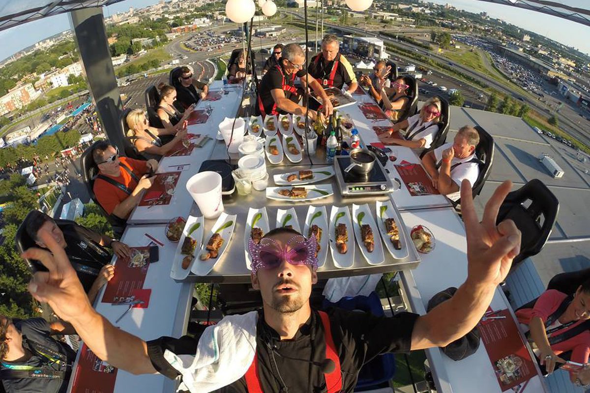 Dinner in the Sky Punta Cana Go Dominican Travel