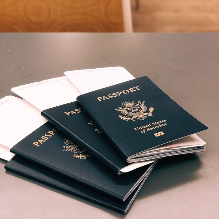 four green Passports