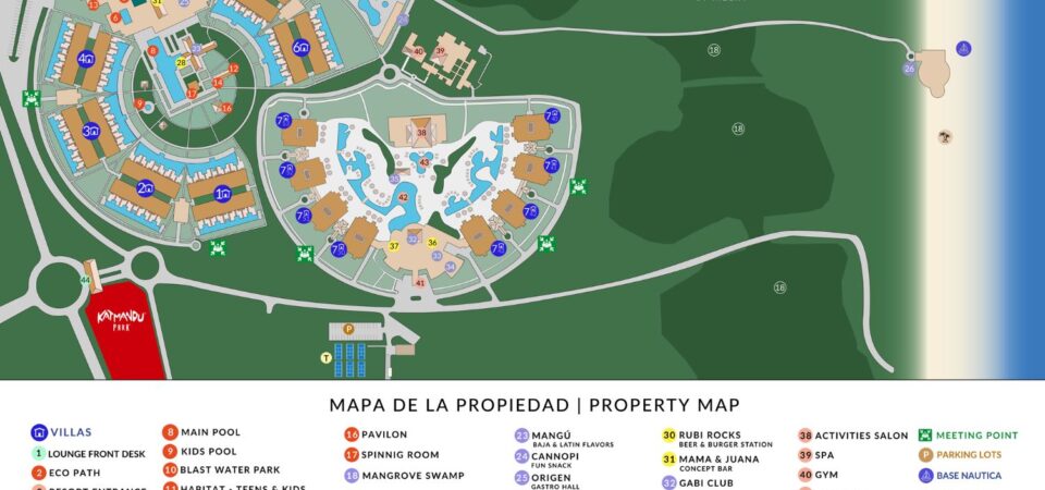 Falcon’s Resort by Melia Hotel Map