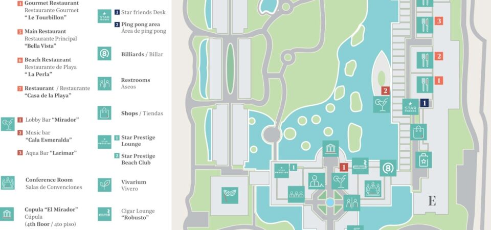 Iberostar Grand Bavaro Hotel Map