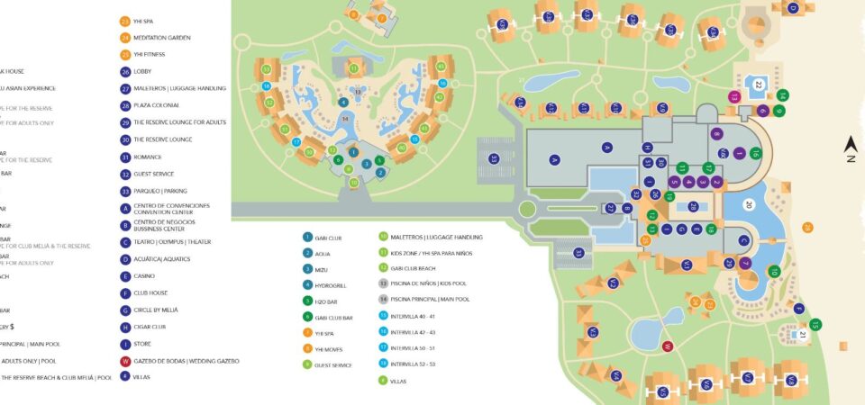 Paradisus Palma Real Garden Suites Hotel Map